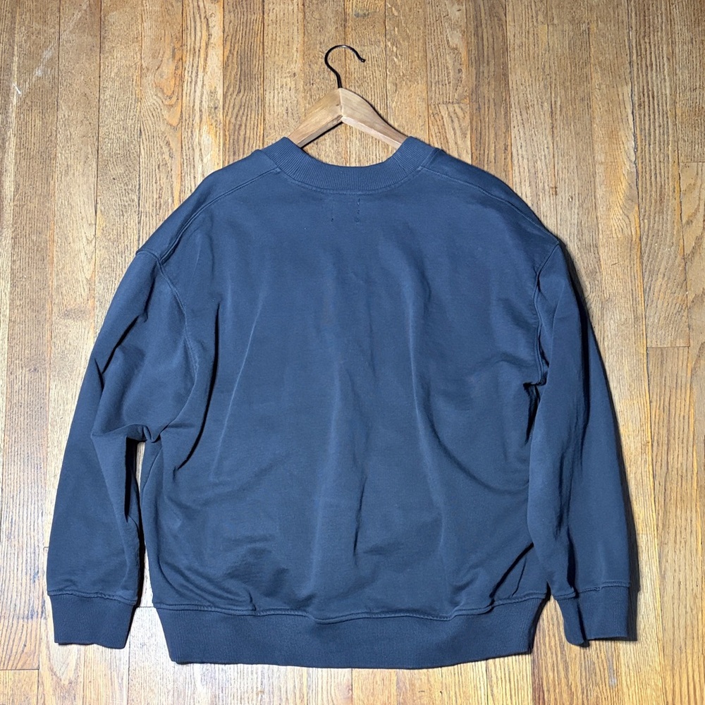 Zara Navy Snap-Front Cardigan Jacket - Picture 3 of 3
